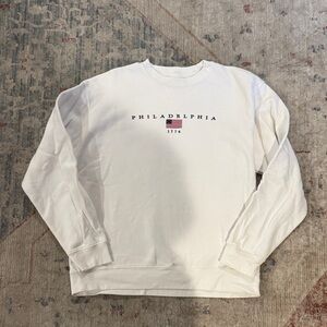 Philadelphia 1776 White Sweatshirt
